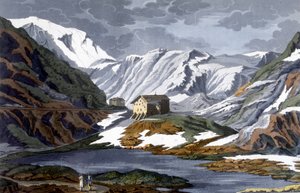 Hospiz des großen Sankt Bernhard in der Schweiz von Giulio Ferrario