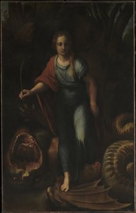 Heilige Margarete, um 1518 von Giulio & Raffaello Sanzio (1483 1520) Romano