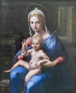 Madonna mit Kind von Giulio Romano