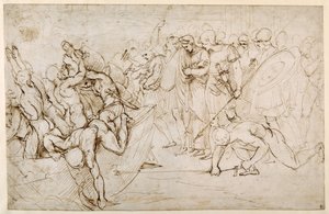Neoptolemus nimmt Andromache nach dem Fall Trojas in Gefangenschaft