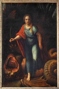 Die heilige Margarete von Giulio Romano