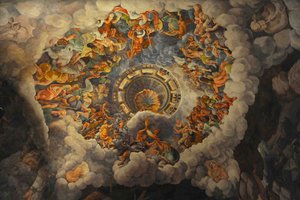 Der Fall der Giganten Sala dei Giganti, 1536 von Giulio Romano