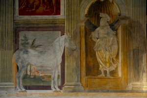 Der Pferdesaal Sala dei Cavalli im Palazzo del Te, 1526-1534