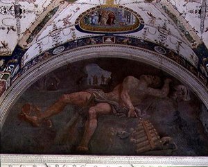 Die Loggia, (Detail)