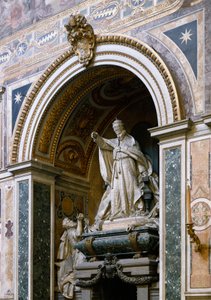 Blick auf das Denkmal für Papst Leo XIII (1810-1903) von Giulio Tadolini (1849-1918) von Giulio Tadolini
