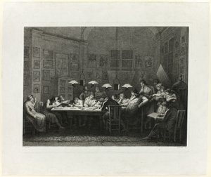 Francesco Rosaspinas Zeichenschule von Giulio Tomba