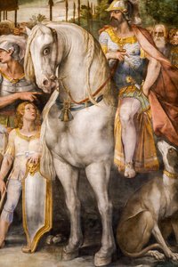 Kampf zwischen Horatiern und Kuriatiern (Detail)