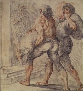 Studie der Steuereintreiber, ca. 1591-93 von Giuseppe Cesari