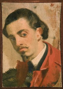 Porträt eines Mannes, Teil eines Triptychons, 1860-68