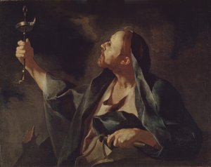 Ein Mann mit einer Lampe und einer Peitsche, Der Prophet Sophonias