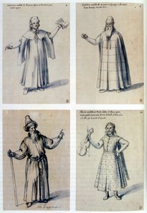 Kostümentwurf für klassische Figuren, 16. Jahrhundert von Giuseppe Arcimboldi