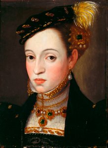 Porträt von Magdalena von Österreich von Giuseppe Arcimboldo