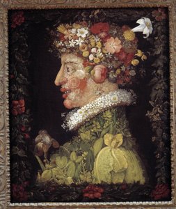 Frühling. Allegorie über die Jahreszeiten. Gemälde von Giuseppe Arcimboldo (1527-1593). Louvre Museum von Giuseppe Arcimboldo