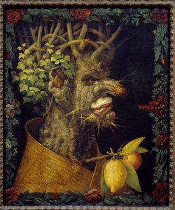 Winter (aus einer Serie, die die vier Jahreszeiten darstellt) von Giuseppe Arcimboldo