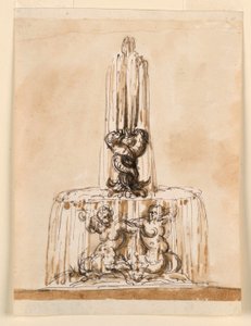 Entwurf für einen Brunnen von Giuseppe Barberi