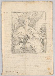 Porträtskizze von Giuseppe Barberi