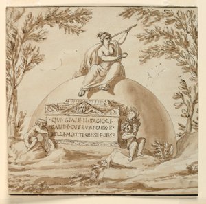 Grabdenkmal für Astronom Giovanni B. Fagiuoli von Giuseppe Barberi