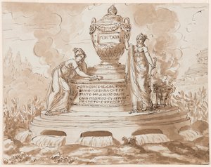 Grabdenkmal für Felice Fontana, Professor der Philosophie, Padua von Giuseppe Barberi