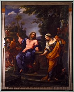 Christus und die Frau von Samaria von Giuseppe Bartolomeo Chiari