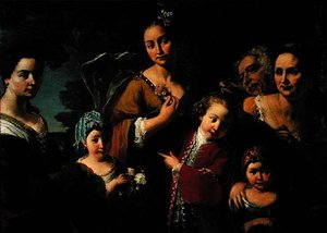 Familienporträtgruppe