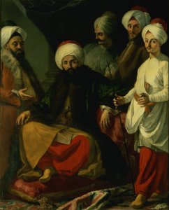 Der türkische Botschafter und sein Gefolge am Hof von Neapel