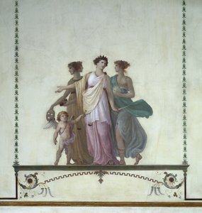 Allegorie der Komödie, Gerechtigkeit und Wahrheit (Fresko) von Giuseppe Borsato
