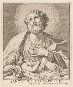 Heiliger Josef und das Jesuskind von Giuseppe Bottani