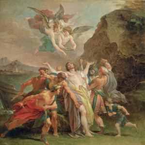 Das Martyrium des seligen Signoretto Alliata, ca. 1794-6 von Giuseppe Cades