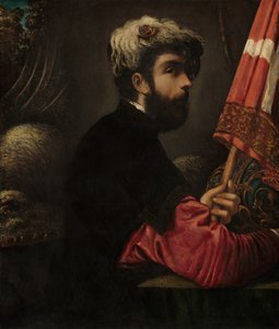 Porträt eines Mannes als Heiliger Georg von Giuseppe Caletti