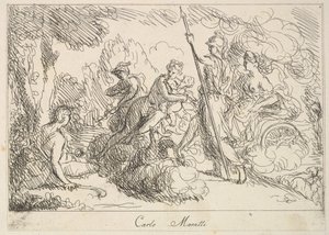 Götter und Göttinnen in einer Landschaft von Giuseppe Canale