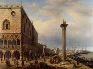 Riva degli Schiavoni (Promenade) in Venedig