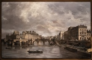 Blick auf die Pont Neuf von Giuseppe Canella