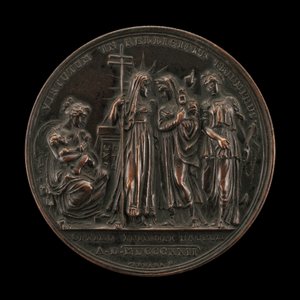 Allegorie des Triumphs der Religion [Rückseite], 1822-1823 von Giuseppe Cerbara