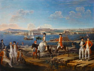 Lady Johnstone, Ehefrau des Gouverneurs von Menorca, ca. 1771 von Giuseppe Chiesa