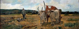 Landschaft in der Maremma von Giuseppe Fattori