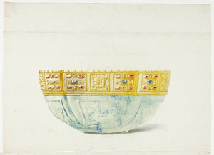Geschmückte Schale im Schatz von San Marco, Venedig
