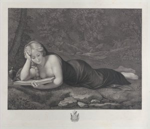 Maria Magdalena in Buße in der Wüste, ca. 1810 von Giuseppe Longhi