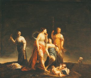 Schlafende Cupidos, von Giuseppe Maria Crespi (1665-1747) von Giuseppe Maria (1665 1747) Crespi