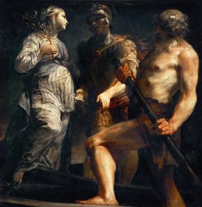 Aeneas, Sibylle und Charon von Giuseppe Maria Crespi