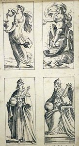 Tarotkarten des 17. Jahrhunderts von Giuseppe Maria Mitelli von Giuseppe Maria Mitelli