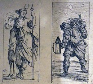 Tarotkarten des 17. Jahrhunderts von Giuseppe Maria Mitelli von Giuseppe Maria Mitelli