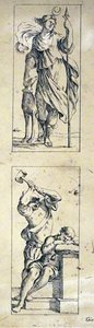 Tarotkarten aus dem 17. Jahrhundert von Giuseppe Maria Mitelli von Giuseppe Maria Mitelli