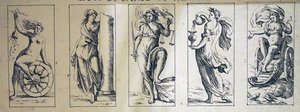 Tarotkarten aus dem 17. Jahrhundert von Giuseppe Maria Mitelli von Giuseppe Maria Mitelli