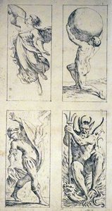 Tarotkarten aus dem 17. Jahrhundert von Giuseppe Maria Mitelli von Giuseppe Maria Mitelli