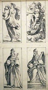 Tarotkarten aus dem 17. Jahrhundert von Giuseppe Maria Mitelli von Giuseppe Maria Mitelli