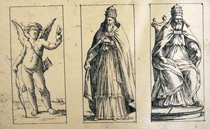 Tarotkarten aus dem 17. Jahrhundert von Giuseppe Maria Mitelli von Giuseppe Maria Mitelli