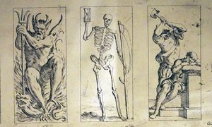 Tarotkarten aus dem 17. Jahrhundert von Giuseppe Maria Mitelli von Giuseppe Maria Mitelli