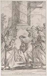 Tafel 1: Die Berufung des Heiligen Matthäus, 1678 von Giuseppe Maria Mitelli