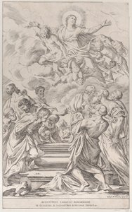 Tafel 2: die Himmelfahrt der Jungfrau, 1678 von Giuseppe Maria Mitelli