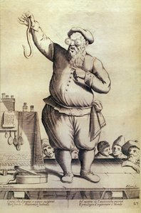 WANDERGEWERBE - DER CIARLATANO von Giuseppe Maria Mitelli
